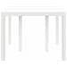 Tavolo da Giardino Bianco 150x100x73 cm in Polyrattan - Foto miniatura 5