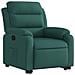Poltrona Alzapersona Reclinabile Verde Scuro in Tessuto - Foto miniatura 3