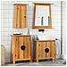 Set Mobili da Bagno 3 pz in Legno Massello di Pino - Foto miniatura 2