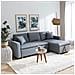Clarkdivano Letto Angolare A 3 Posti Grigio - Foto miniatura 5