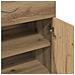 Scarpiera Rovere Artigianale 60x35x84 cm in Legno Multistrato - Foto miniatura 8