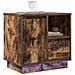 Armadio da Notte con cassetto Rovere fumo 50 x 34.5 x 50 cm. - Foto miniatura 3