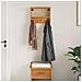 Appendiabiti da Parete SANDNES 45x12x35 cm in Legno di Pino - Foto miniatura 3