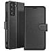 Custodia A Portafoglio Per Samsung Galaxy S22 Plus Con Supporto E Linguetta, Nero - Foto miniatura 1