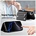 Custodia A Portafoglio Magnetica Nera Compatibile Con Iphone 17 Pro - Cover A Libro Con Porta Carte E Supporto - Foto miniatura 7