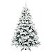 Albero di Natale artificiale con 300 LED Bianco 210 cm PE e PVC - Foto miniatura 3
