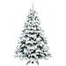 Albero di Natale artificiale con 300 LED Bianco 210 cm PE e PVC - Foto miniatura 4