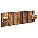 Testata con Comodino 3 pcs Legno vecchio Legno multistrato - Foto miniatura 3