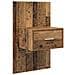 Testata con Comodino 3 pcs Legno vecchio Legno multistrato - Foto miniatura 6