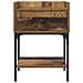 Comodino 2 pcs Legno vecchio 40 x 29 x 60 cm Legno multistrato - Foto miniatura 7