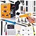 Stazione Saldante Hot-air 858d Set - 3 Ugelli, 700w, Regolazione Temperatura E Flusso Aria, Sicurezza Esd, Kit Completo Per Saldatura Plastica - Foto miniatura 1