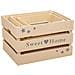 Set Di 3 Cassetti In Legno Laccato Beige - Foto miniatura 2