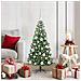 Albero di Natale con 150 LED con supporto Verde 120 cm PVC - Foto miniatura 2