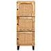 Credenza Marrone 40 x 33 x 110 cm Legno di mango massello - Foto miniatura 2