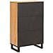 Credenza Marrone 40 x 33 x 110 cm Legno di mango massello - Foto miniatura 4