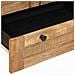 Credenza Marrone 40 x 33 x 110 cm Legno di mango massello - Foto miniatura 7