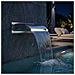 Cascata da Piscina con Luce LED Acciaio Inox 304 - Foto miniatura 3