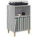 Supporto per Giradischi Sonoma grigio 47 x 39,5 x 74,5 cm - Foto miniatura 3