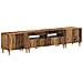 Mobile TV LED a 3 pezzi Legno antico Legno ingegnerizzato - Foto miniatura 1