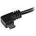 Cavo da Usb a micro USB con connettori ad angolo destro - M / M da 1 m Nero - Foto miniatura 3