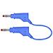 Puntali Di Sicurezza [ spina A Banana 4 Mm - Spina A Banana 4 Mm] 2 M Blu - Foto miniatura 1