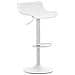 Sgabello Alto Bar Aveiro In Polipropilene I Sgabello Cucina Girevole A 360° Dal Design Moderno I Sedia Penisola Regolabile 57-78 CM Bianco - Foto miniatura 1