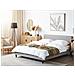 Fodera In Tessuto Grigio Chiaro Per Il Letto 160 X200 Cm Fitou - Foto miniatura 10