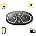 Collegare Bluetooth Intercom Cellularline Per Comunicazione In Moto Uso Pilota Passeggero Distanza Massima 10mt Autonomia Fino 12 Ore Mp3 Gps Impermeabile Universale Doppio Nero - Foto miniatura 5
