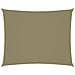 Parasole a Vela Oxford Rettangolare 4x5 m Beige - Foto miniatura 1