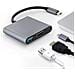 Adattatore USB-C a HDMI 3 in 1 M / F con Ricarica PD Colore Grigio - Foto miniatura 5