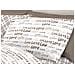 Completo Lenzuola Letto Linea Young 100% Cotone Disegno Love Love Matrimoniale Beige - Foto miniatura 3