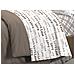 Completo Lenzuola Letto Linea Young 100% Cotone Disegno Love Love Matrimoniale Beige - Foto miniatura 4