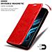 Custodia Compatibile Con Asus Rog Phone 3 In Rosso Mela - Coperchio Protettiva Con Chiusura Magnetica, Funzione Stand E Tasca Per Le Carte - Foto miniatura 6