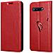 Custodia Compatibile Con Asus Rog Phone 3 In Rosso Mela - Coperchio Protettiva Con Chiusura Magnetica, Funzione Stand E Tasca Per Le Carte - Foto miniatura 8