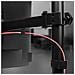Supporto per Monitor DM151X3 da 13" a 32" Regolabile in Altezza Acciaio Inossidabile Colore Nero - Foto miniatura 6