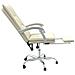 Poltrona Da Ufficio Reclinabile Crema In Similpelle - Foto miniatura 6