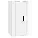 Set Di Mobili Porta Tv 2 Pz Bianco In Legno Multistrato - Foto miniatura 7