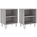 Comodini Grigio Sonoma 2 Pz 40x30x50 Cm In Legno Multistrato - Foto miniatura 1