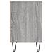 Comodini Grigio Sonoma 2 Pz 40x30x50 Cm In Legno Multistrato - Foto miniatura 5