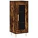 Credenza Rovere Fumo 34,5x34x90 Cm In Legno Multistrato - Foto miniatura 2