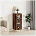 Credenza Rovere Fumo 34,5x34x90 Cm In Legno Multistrato - Foto miniatura 1