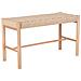 Panca Abano - Marrone - Legno - 35x80x45 Cm - Foto miniatura 1