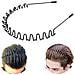Confezione Da 6 Diademi Ondulati In Metallo Black - Foto miniatura 6