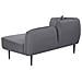 Chaise Longue Versione Sinistra Chevannes Bouclé Grigio Scuro - Foto miniatura 5