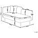 Chaise Longue Versione Sinistra Chevannes Bouclé Grigio Scuro - Foto miniatura 8