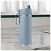 Thirsti Uso quotidiano, Fitness, Trekking, Sport 530 ml Plastica, Acciaio inox Blu - Foto miniatura 6