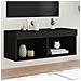 Mobile Porta TV con Luci LED Nero 80x30x30 cm - Foto miniatura 7
