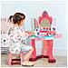 Tavolino Toeletta per Bambine con Sgabello, Specchio, Luci e Accessori, in PP e GPPS, 57x34x76 cm, Multicolore - Foto miniatura 5
