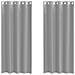 Tende In Voile Con Occhielli 2 Pz Grigio Chiaro 140x225 Cm - Foto miniatura 2