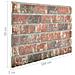 Lusso Casadino -  Pannelli Murali 3d Con Mattoni Grigio & Marrone Scuro 10 Pz Eps - Foto miniatura 7